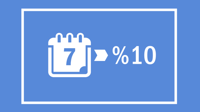 7 Gece Kal %10 Az Öde